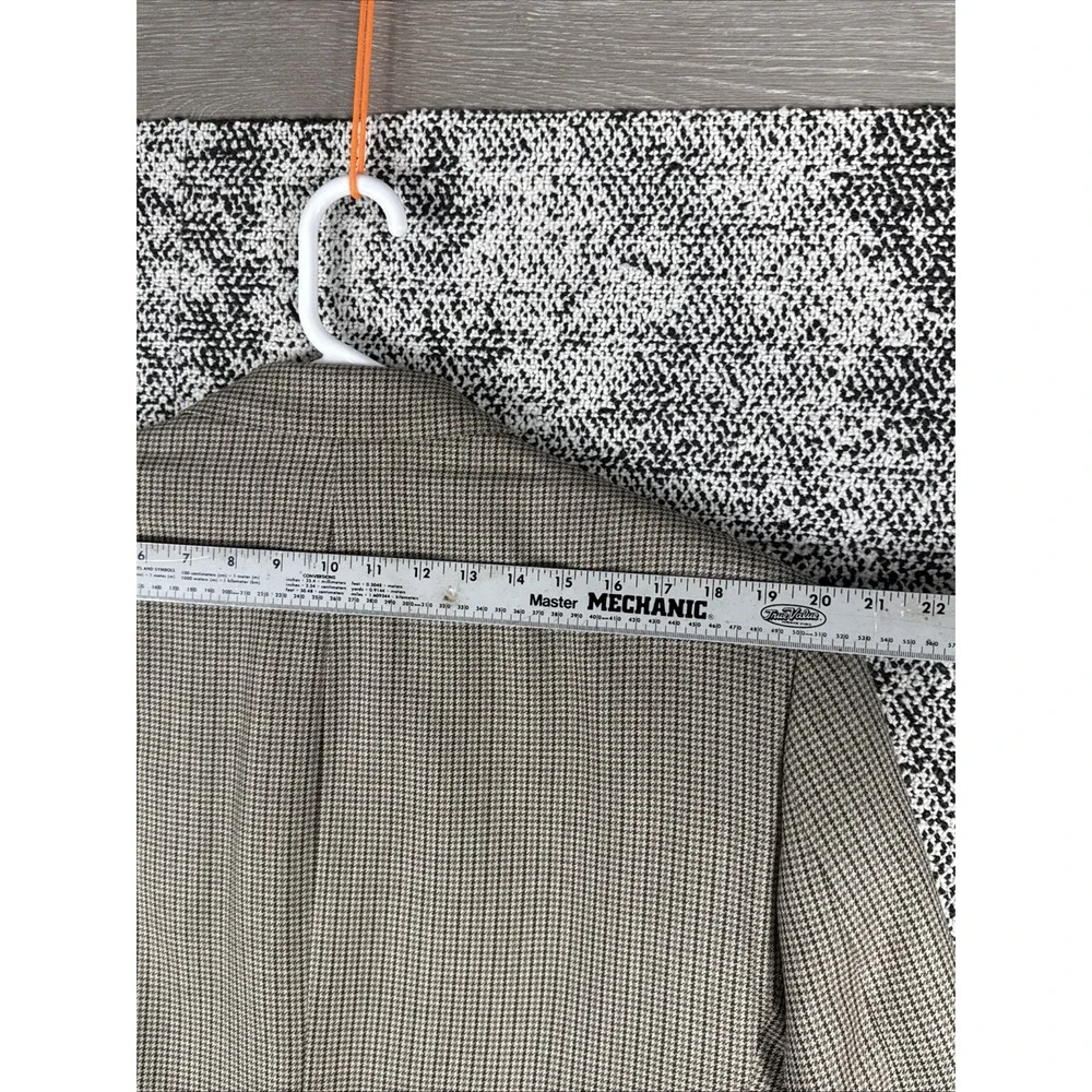 Chaps Blazer Mens 42L 52% Silk/‎ 48 % Wool Houndstooth